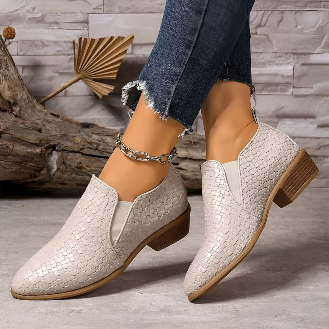 Alexia™ | Low-Heel Slip-On Ankle Boots