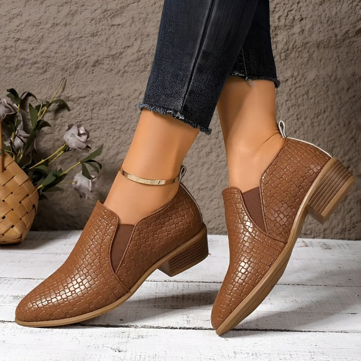 Alexia™ | Low-Heel Slip-On Ankle Boots