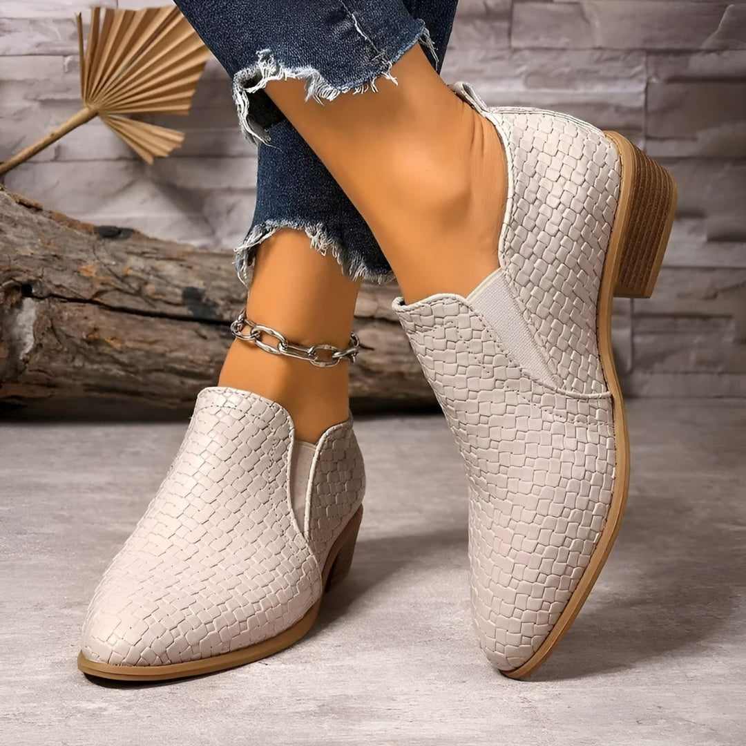Alexia™ | Low-Heel Slip-On Ankle Boots