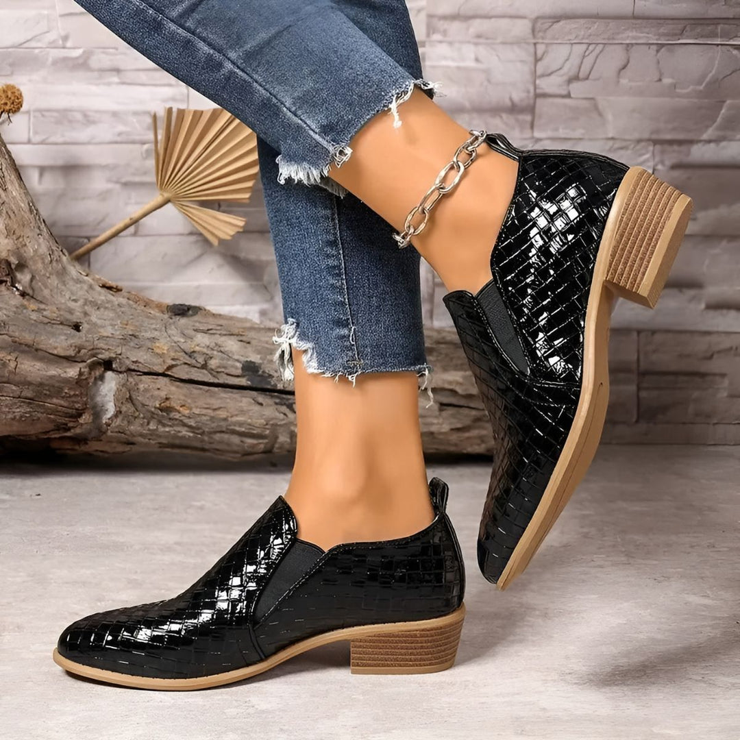 Alexia™ | Low-Heel Slip-On Ankle Boots