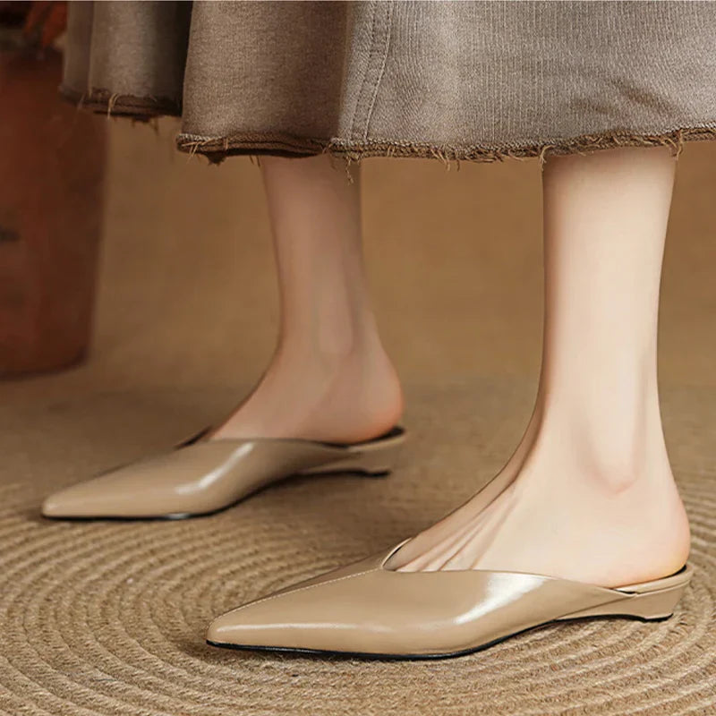 Eneva Leather Mules