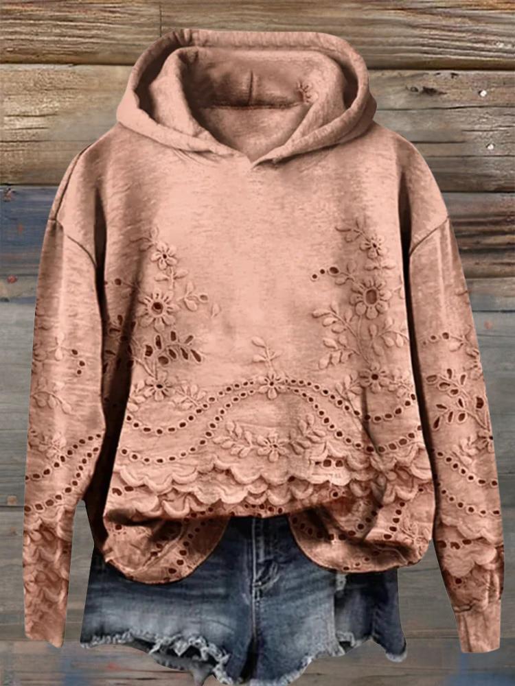 Ainsley™ | Floral Embroidery Women’s Hoodies