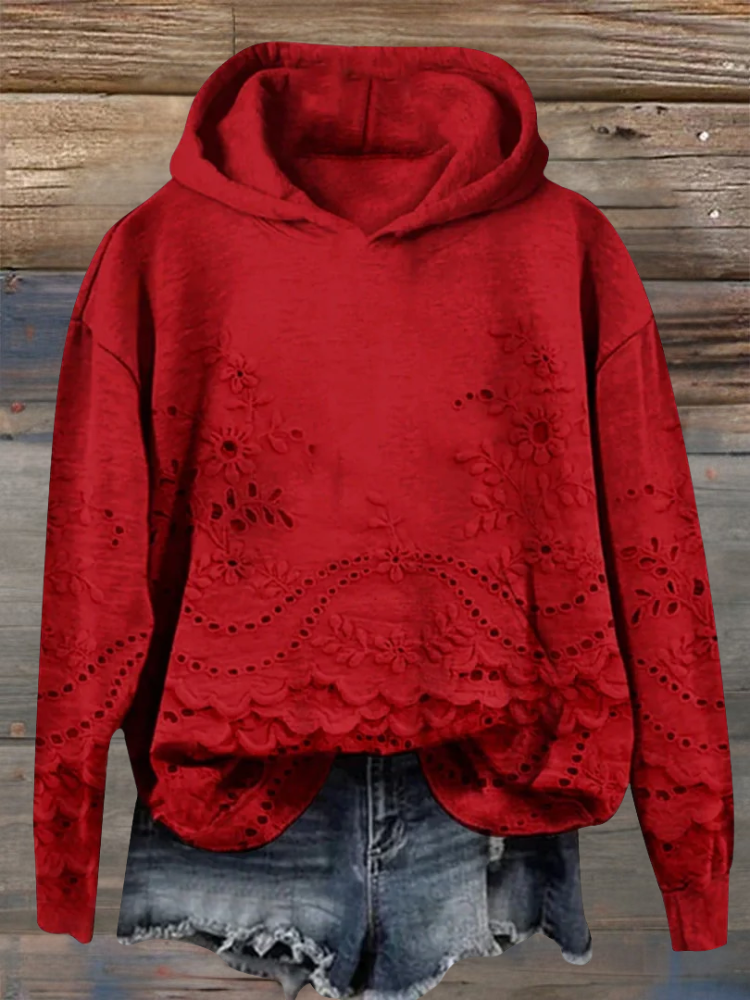 Ainsley™ | Floral Embroidery Women’s Hoodies