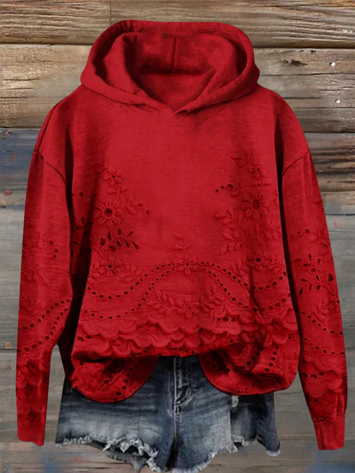 Ainsley™ | Floral Embroidery Women’s Hoodies