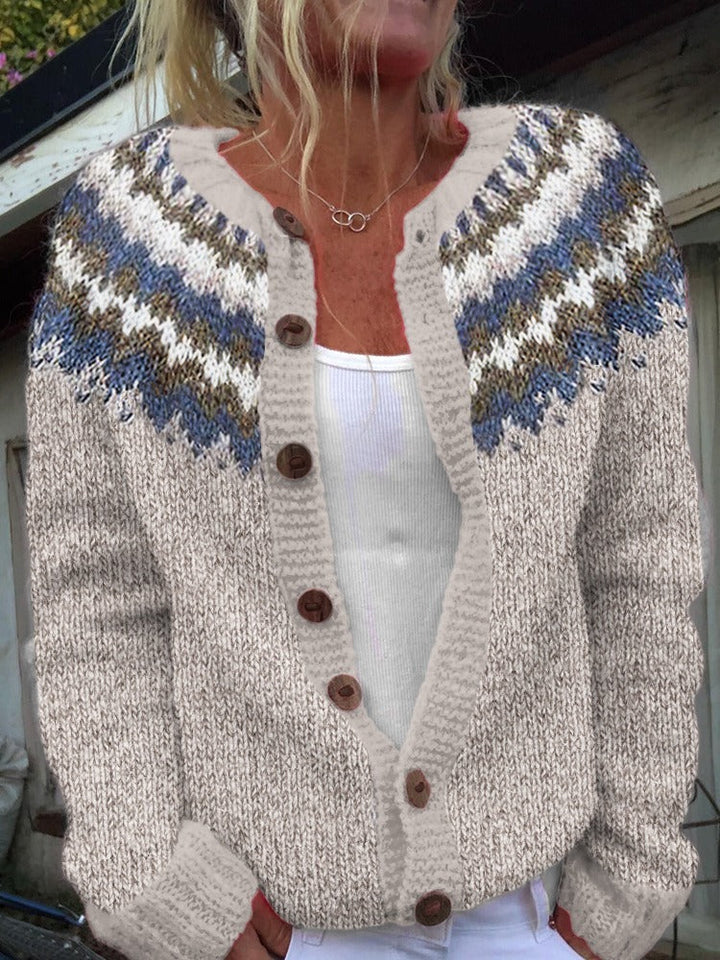 Peyton | Retro Knit Cardigan