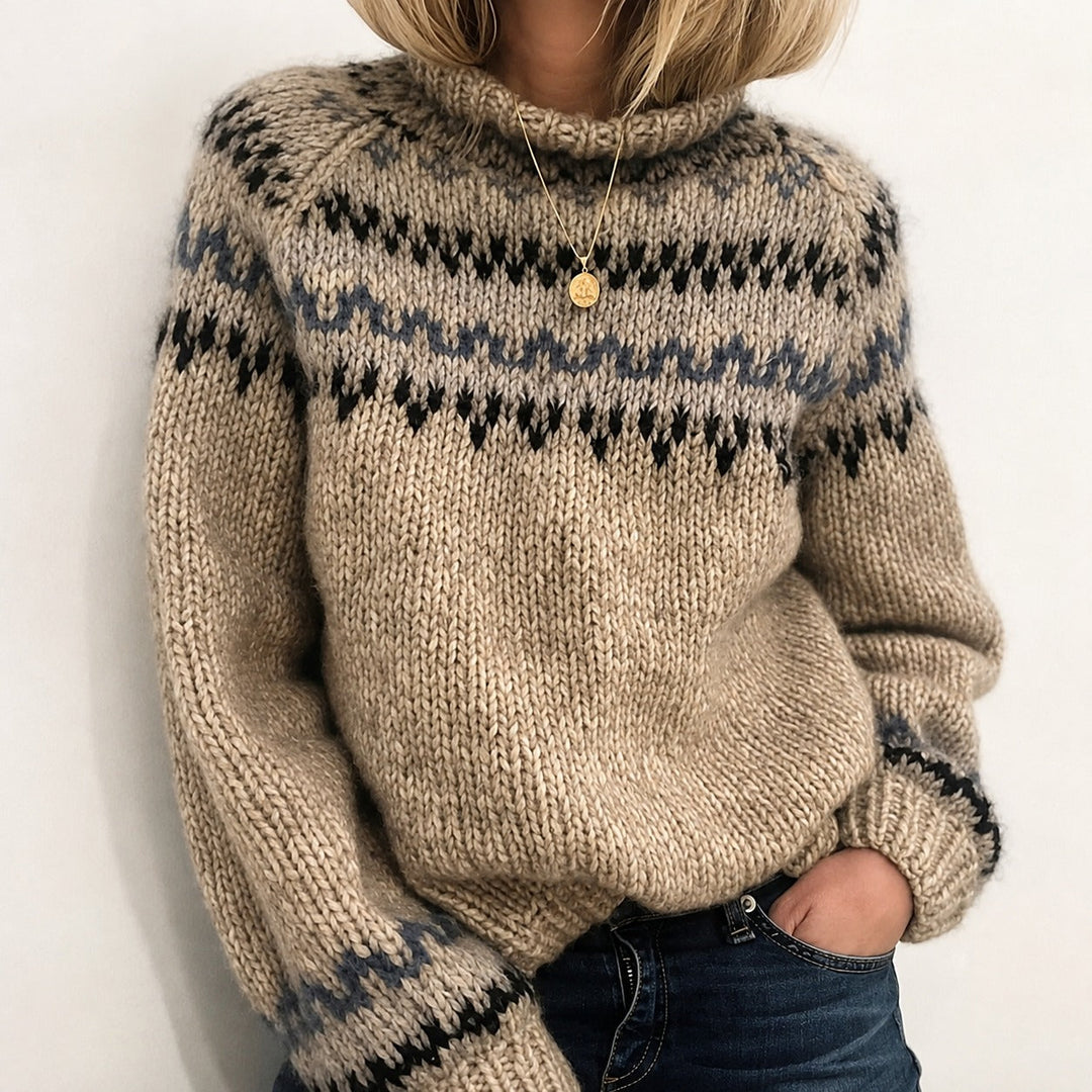 Debra™ | Cozy Icelandic Turtleneck Sweater