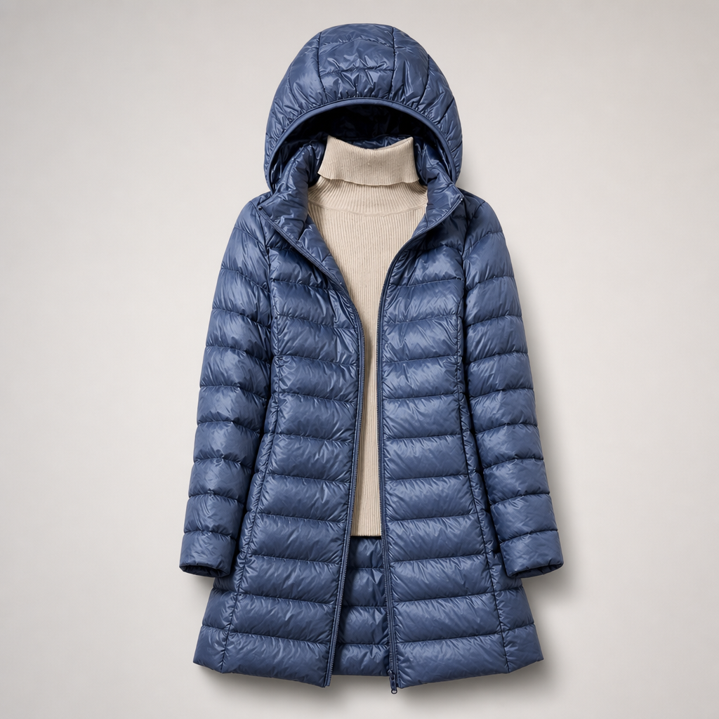Sahara™ | Longline Hooded Puffer Winter Jacket