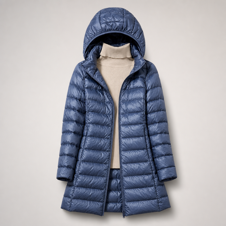 Sahara™ | Longline Hooded Puffer Winter Jacket