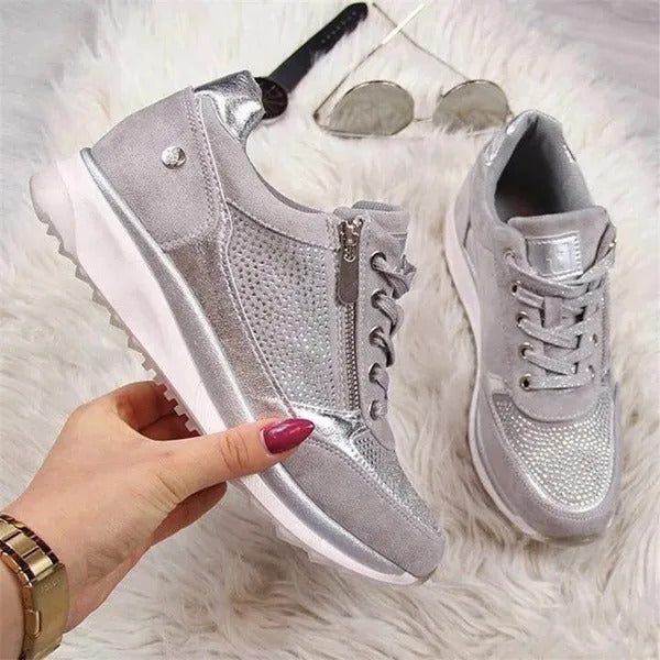 Amy - Zip-Up Orthopedic Sneakers