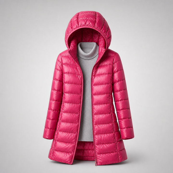 Sahara™ | Longline Hooded Puffer Winter Jacket