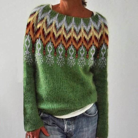 Sophia | Retro Island-Inspired Sweater