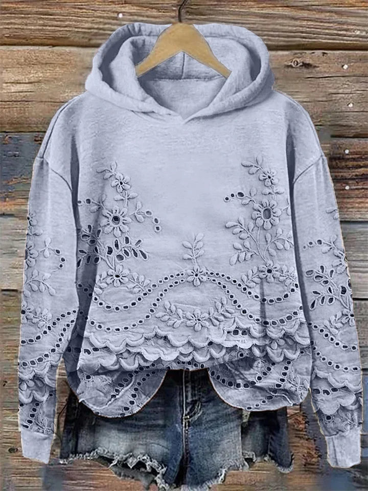 Ainsley™ | Floral Embroidery Women’s Hoodies