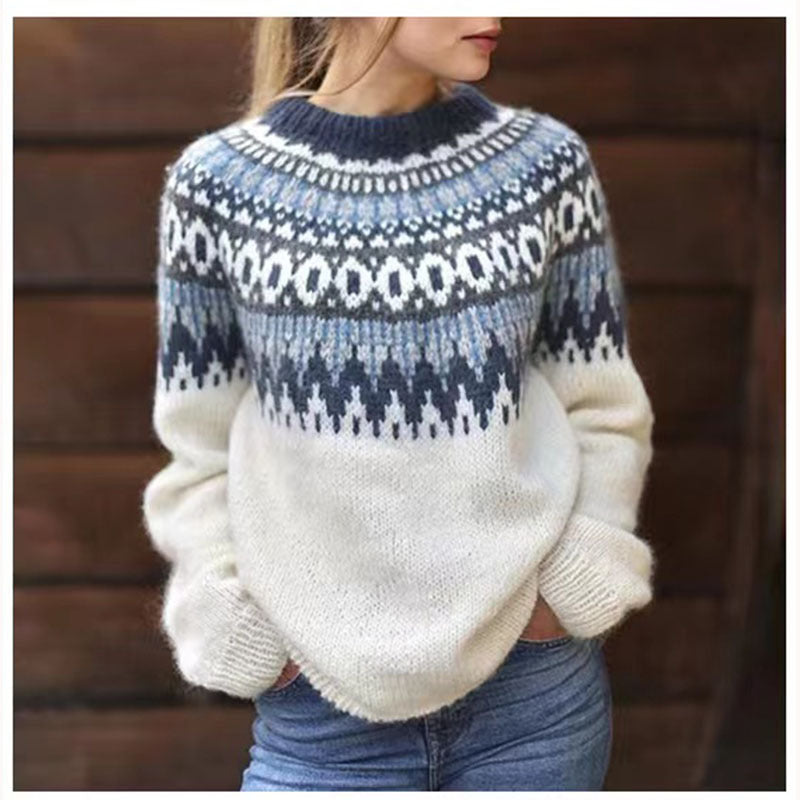 Lunara™ | Women's Warm Nordic Sweater