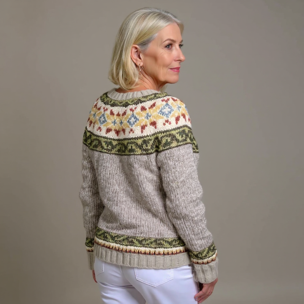Vintage Icelandic Cardigan for Autumn