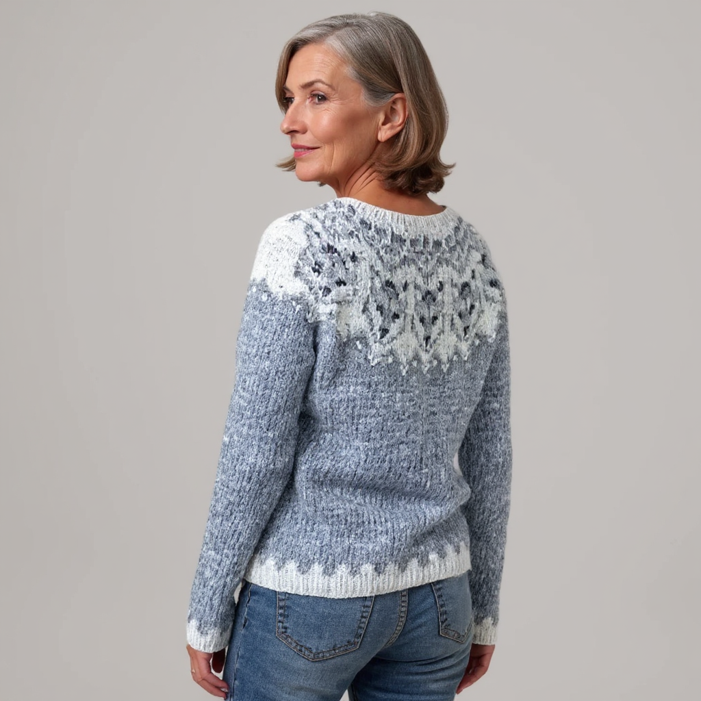 Athena | Retro Icelandic Knit Sweater