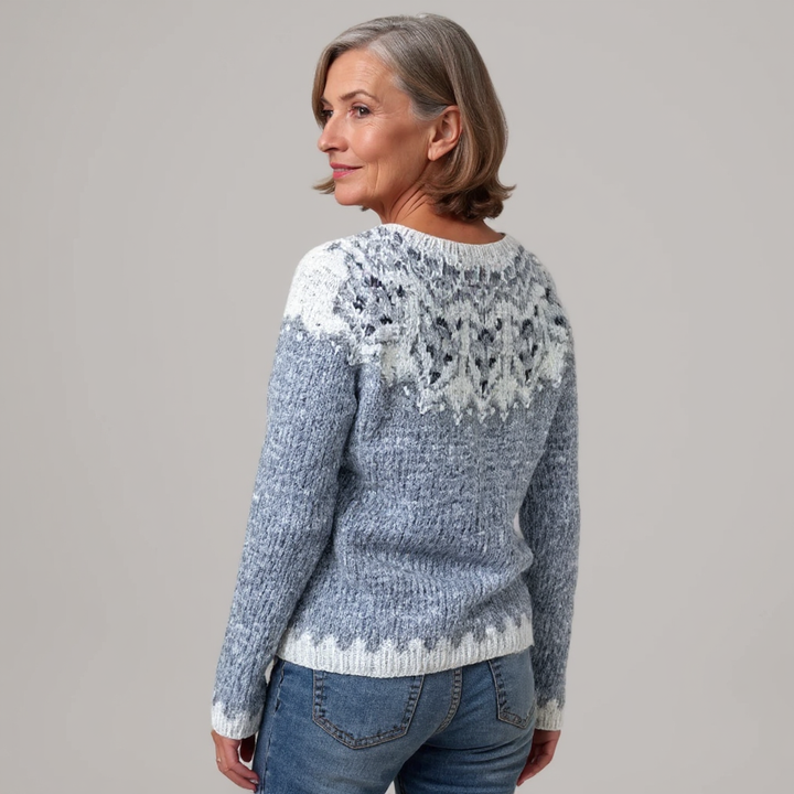 Athena | Retro Icelandic Knit Sweater