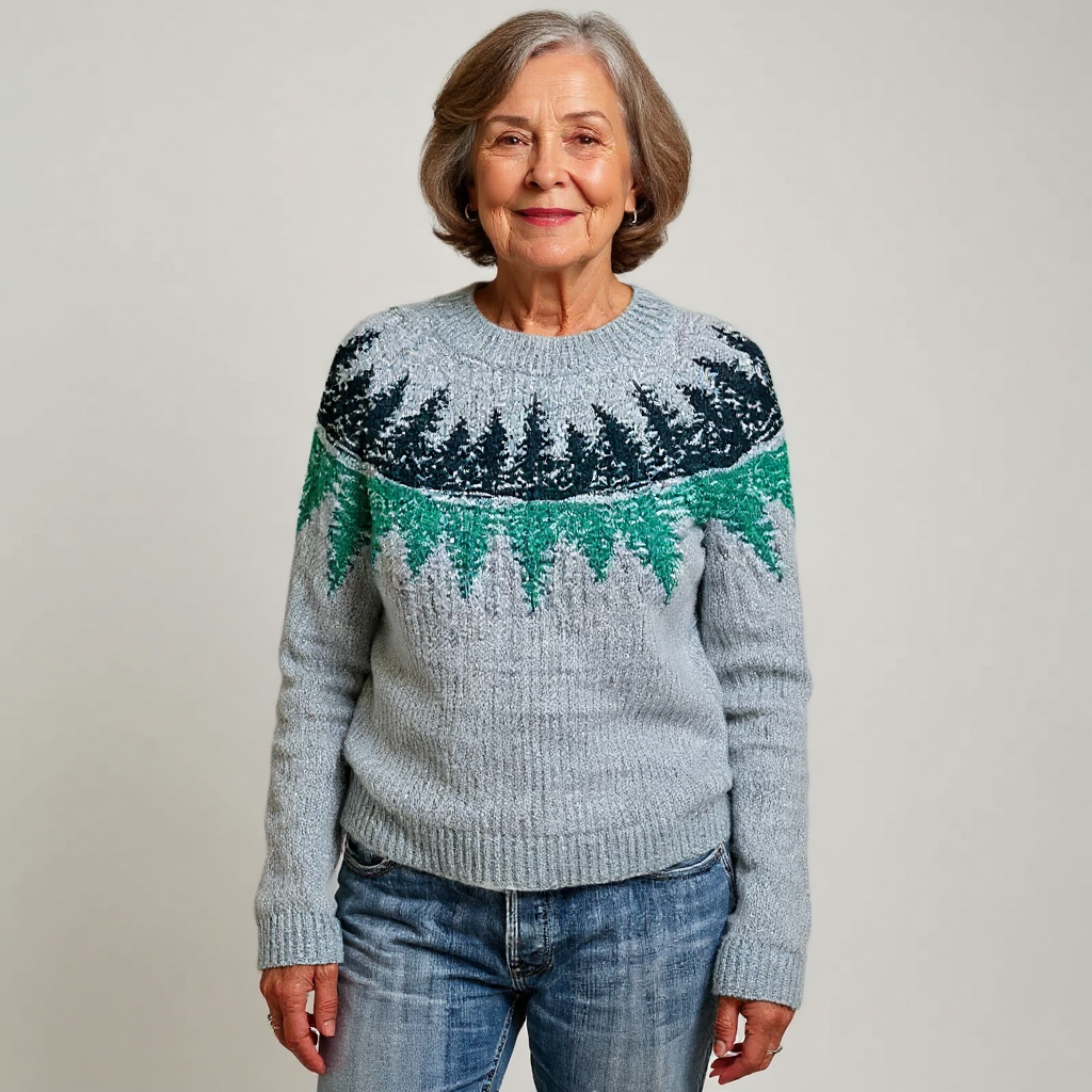 Hannah | Retro Icelandic Knit Sweater