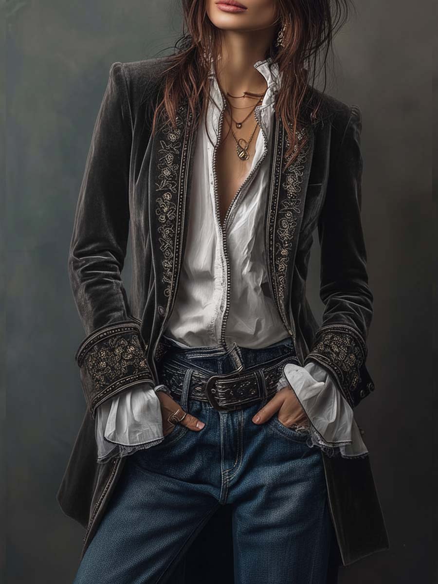 Erica | Long Vintage Jacket