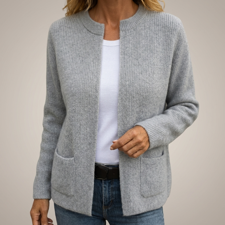 Azalea™ | Classic Open Front Pocket Cardigan