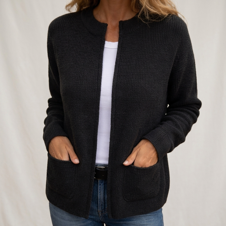 Azalea™ | Classic Open Front Pocket Cardigan