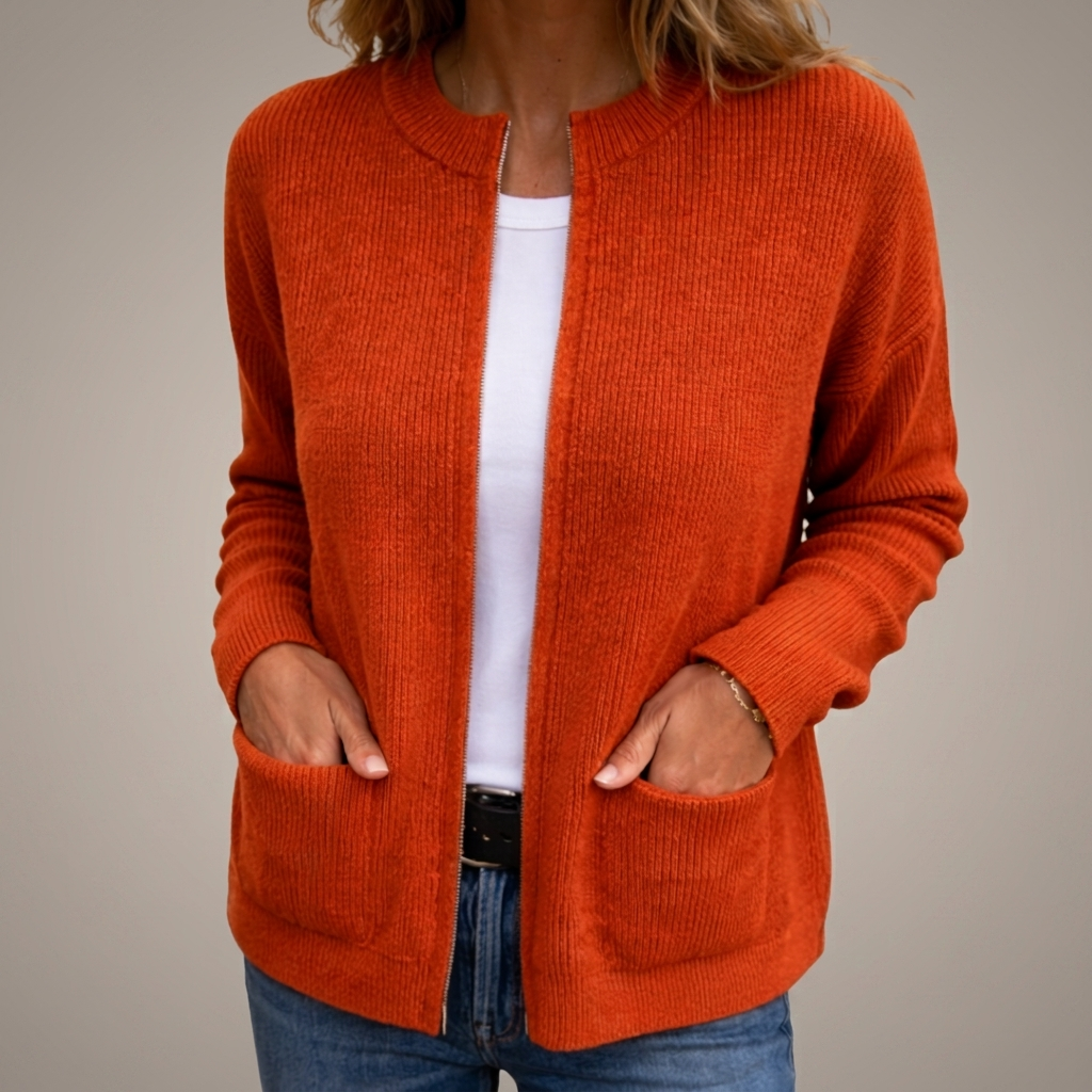 Azalea™ | Classic Open Front Pocket Cardigan