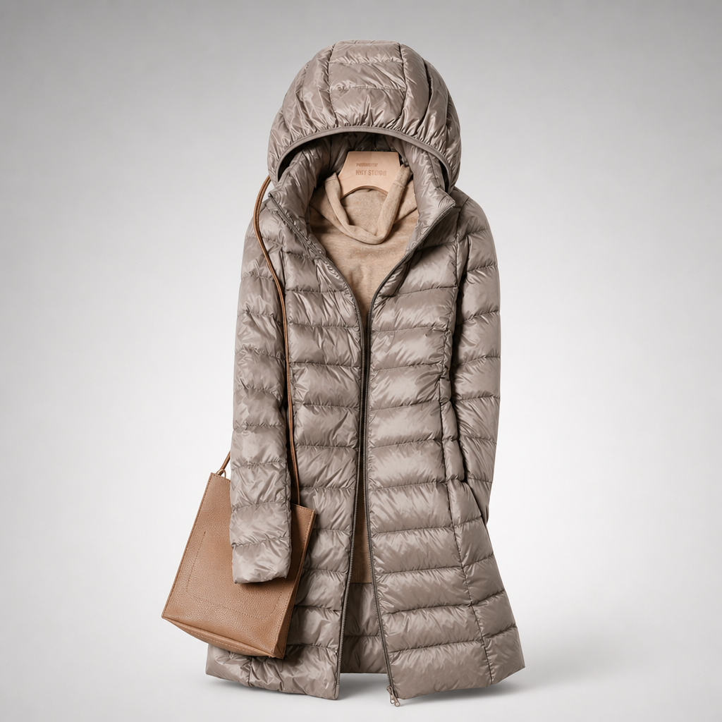 Sahara™ | Longline Hooded Puffer Winter Jacket