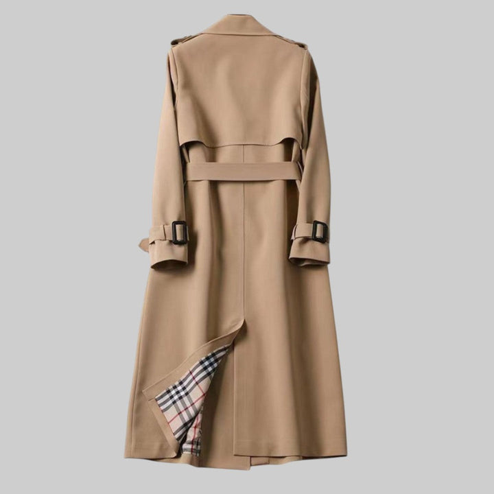 Marilyn™ | Elegant Longline Belted Trench Coat
