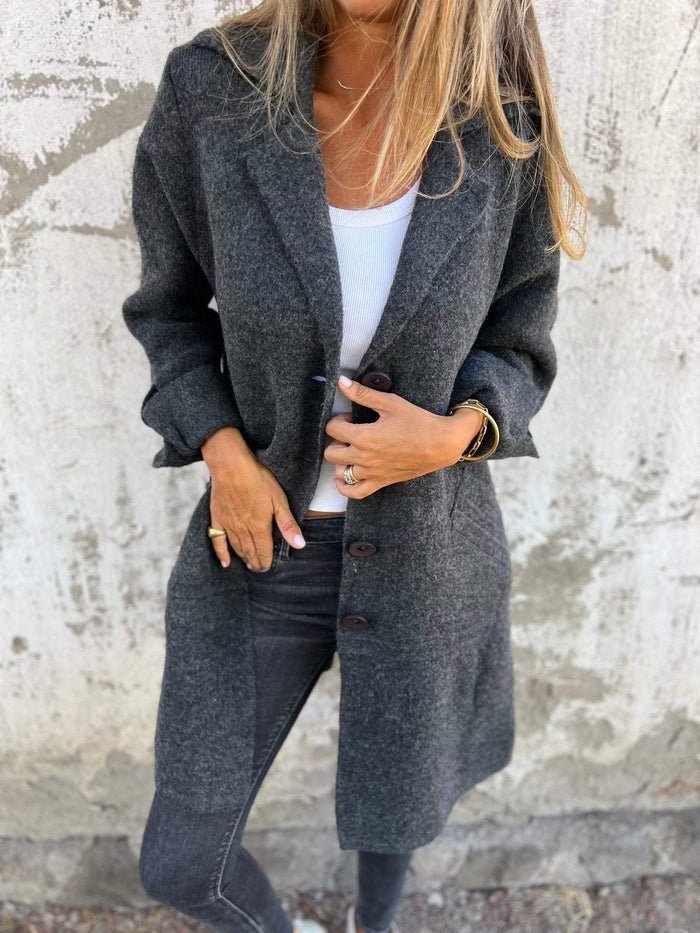Léonie™ | Casual Long Autumn Coat