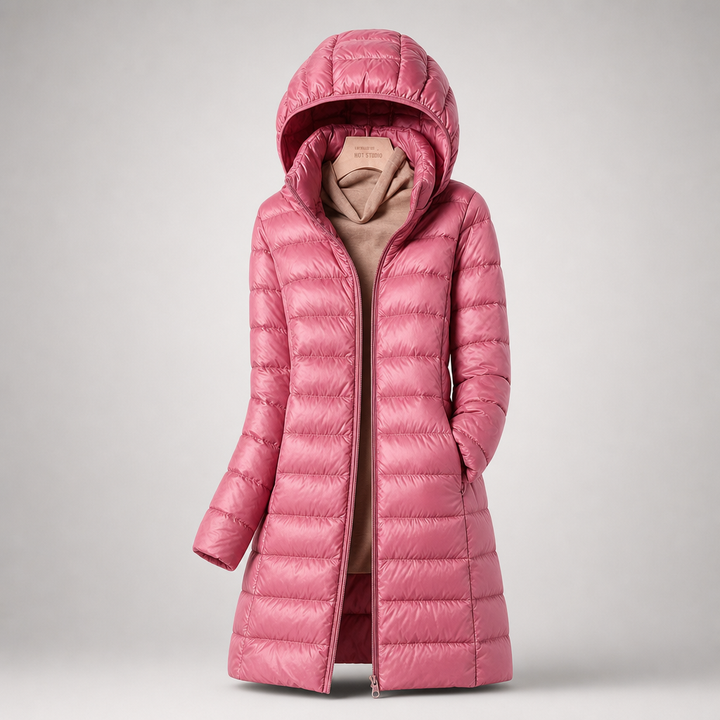 Sahara™ | Longline Hooded Puffer Winter Jacket