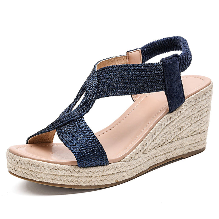 Aroa™ | Braided Wedge Sandals