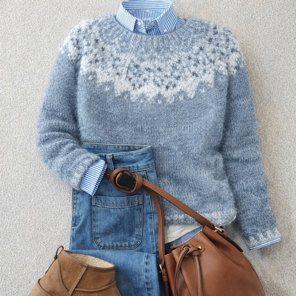 Sienna™ | Cozy Fair Isle Knit Sweater